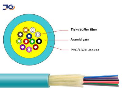 China 12 Core GJFJH GJFJV Distribution Fiber Optic Cable for sale