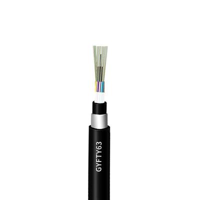 中国 24の中心GYFTY63 Underground Fiber Optic Cable多重モードのLooseの管 販売のため