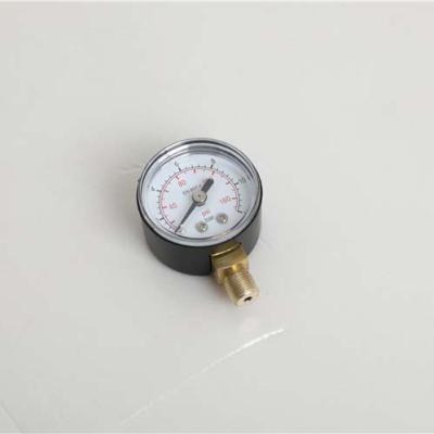 China Excellent Quality Non Corrosive Working Medium Pressure Gauge Abs Plastic Case Air Pressure Gauge P-A type (bottom mount) for sale