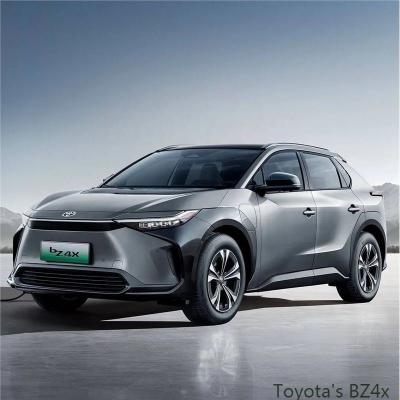 China Max. Geschwindigkeit 160 km/h Gebraucht Toyota Bz4X 2023 Langstrecken 400 km Fast Charge SUV EV zu verkaufen