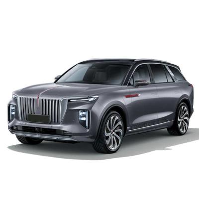 Chine 660km de portée Hongqi E-HS9 voiture électrique 6 places SUV phare Pure E voiture à gauche à vendre