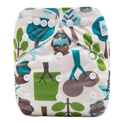 China Printed Popular Designed Baby Cloth Baby Diaper Washable Reusable Diapers for sale