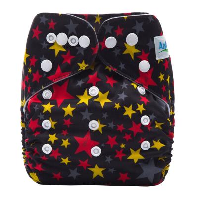 China New Design Baby Printed Pocket Cloth Diapers Reusable Cloth Diaper for sale