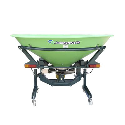 China 2FD-1200 Granular Crystalline Grass Seed Fertilizer Centrifugal Spreader Hopper Production for sale