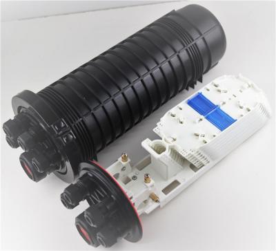 China Dome mechanical  fiber optic splice closure. 1 big round (dual hole) port+4 small round ports max for 6 ca for sale