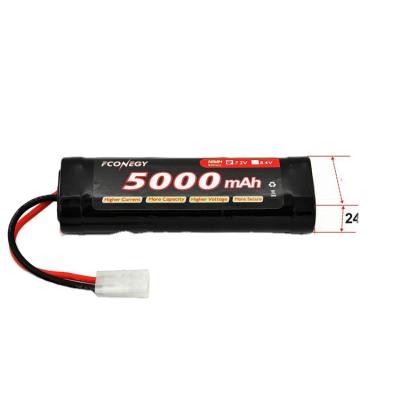 China Toys made in China 7.2v 5000mAh NIMH AA rechargeable battery with 1 year warranty for sale