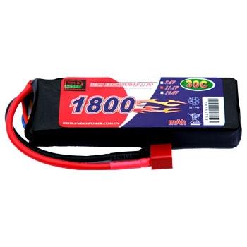 China Toys LiPo top quality 3s 1800mah battery 11.1v for 200mm rc helicopter with long cycle life for sale