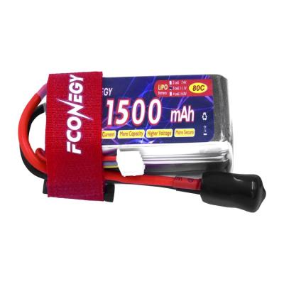 China High Quality Toys 11.1V 1500mAh 80C Heli Lithium Ion Battery With 1 Year Warranty for sale