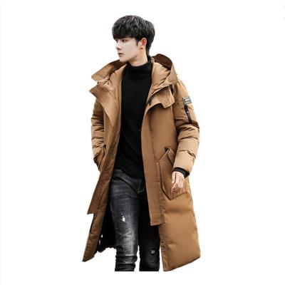 China Hot Selling Anti-wrinkle Hooded Patchwork Casual Men's Down Jacket Made in China Men's Down Jacket for sale