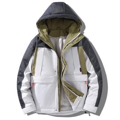 China Waterproof custom parka heated wind cheater sports hoodie padded jacket for men's clothing for sale