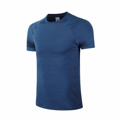 China Summer Breathable Wholesale Custom Logo Fitness New Arrival 2021 Running Workout Plus Size Men's T-shirts for sale