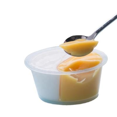 China Nutritious 80g x 6 Cups Healthy Snacks Low Calorie Sweet Jelly Pudding with Egg Milk Flavor and Durian Mango Flavor with Factory Price for sale