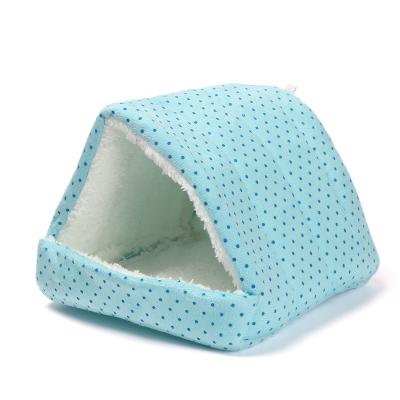 China Universal Kennel Viable Winter Pet Bed Hamster House Dog Kennel Winter Supplies Hedgehog Warm Pet Protection for sale