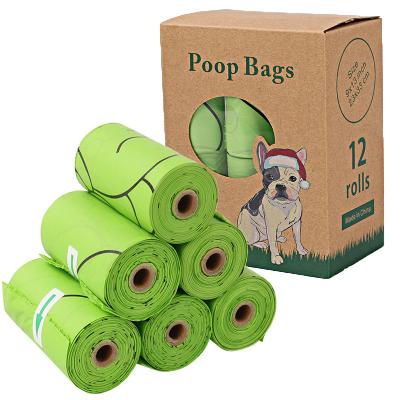 China Sustainable Manufacturer Custom Printed Eco-friendly Pet Residue Plastic Bag Cat Waste Disposal Dispenser Kennel Garbage Bag Eco-Friendly for sale