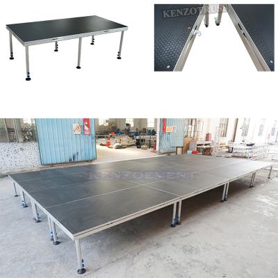 China Lightweight Easy Install Portable Wedding Stage For Concert Equipment for sale