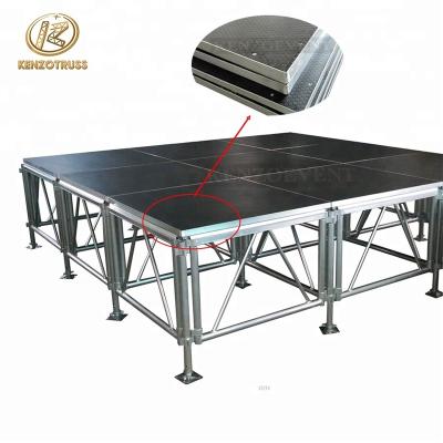 China Mini Wooden Portable Stage Platform Durable Outdoor Aluminum Design for sale