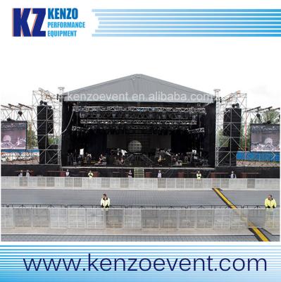 China Non-rust tent roof truss for outdoor event, aluminum truss structure with platform for sale