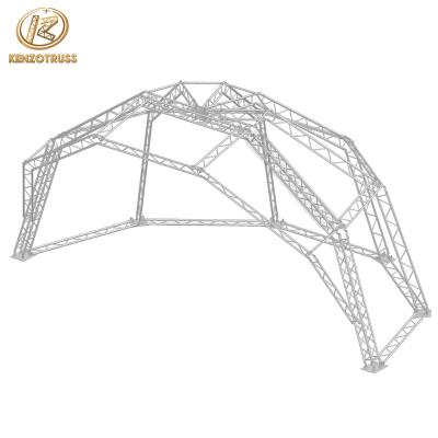 China Aluminum Events Round Arched Curved Roof Truss System for sale