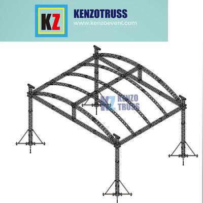 China Aluminum Curved Concert Roof Truss For Events for sale