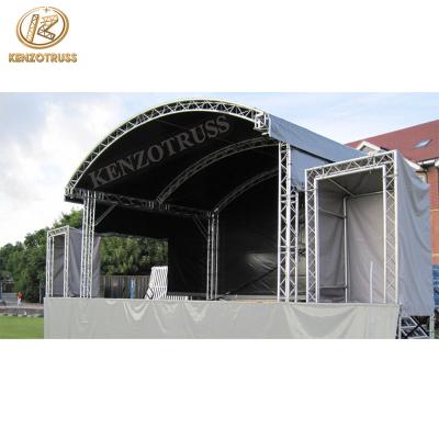 China Non-rust Aluminum Stage Canopy Truss Roof for sale