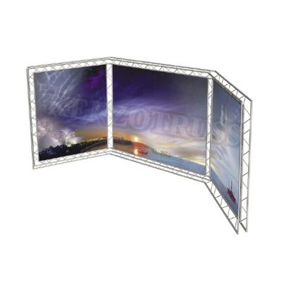 China Non-rust Aluminum Mini Truss For Commercial Truss Display Backdrop Booth Aluminum Alloy 6082-T6 Customized for sale