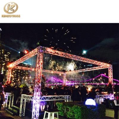 China Lightweight Aluminum Nightclub Lighting Truss Display Booth DJ Truss System for sale