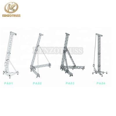 China Aluminum Line Array Speaker Stand PA Non-rust Truss Tower System for sale