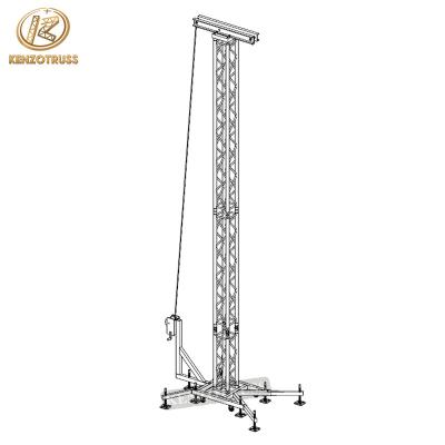 China Non-rust Cheap Price Square Audio Speaker Line Array Tower Truss For Business Show for sale