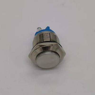 China Machinery Repair Shops Small Switch Push Button SPST Momentary Push Button Switch 19MM Led arcade Button Latching Switch Laser sensor Screw terminal for sale