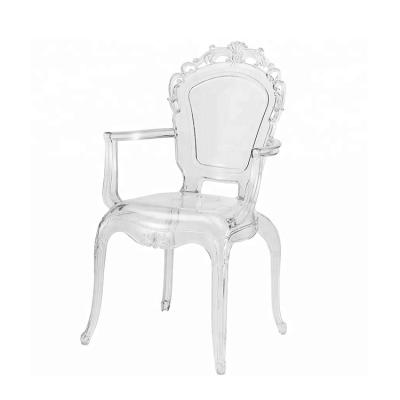 China Wholesale Modern Wedding Chairs Princess Acrylic Clear Transparent Wedding Chair For Wedding Event Used for sale