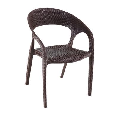 China Modern high quality antique plastic rattan dining room restaurant tables and chair for sale