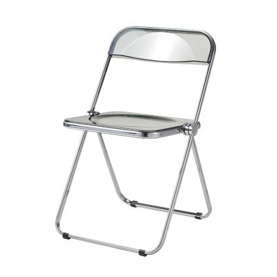 China High Quality Foldable Folding Metal Folding Chairs Cafe Restaurant Modern Dining Chair for sale