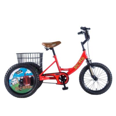 China Ride On New Toy Super Max 12TR-RB Wholesale Price 16 Inch Kids Bike For 8-12 Years 3 Wheel Kids Tricycle Pedicab Bike For Cargo for sale