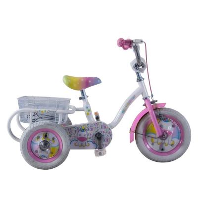 China Ride On Cheap New Toy Super Max 12TR-TS02 Kids Tricycle 12 Inch Child Bicycle For 3-6 Years Bike Pedicab Baby Other Tricycle Scooter for sale