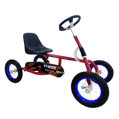 China 12KART-01 Super Max Hot Sale 12 Inch Kids Go Kart Cart For 4-12 Years Carting Car For Kids Gokart To Pedal 12