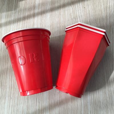 China Customized Hexagonal Beer Pong Mugs Mug Set for sale