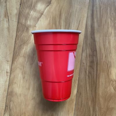 China Customized Plastic 14oz Beer Pong Mugs for sale