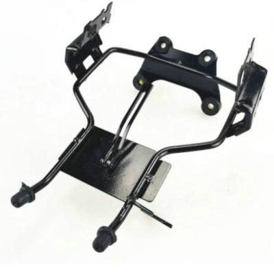 China Black Color Parts Iron Pipe Bending Headlight Bracket For Auto Customized Size for sale