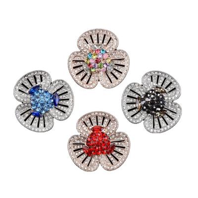 China Popular Online Wholesale Flower Brooch for Wedding Invitation for sale