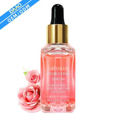 China DAAO Skin Revitalizer Rose Serum Nourishing Anti Freckle Skin Rejuvenation Deep Hydration Pores Rose Pearls Face Serum For Skin Care for sale