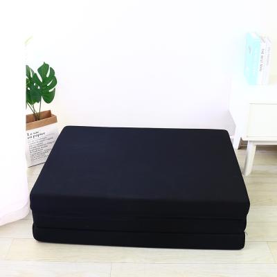 China Flippable Waterproof Fabric Single Size Folding Mattress Twin Memory Foam Slim Triple Mattresses for sale