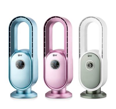 China 2022 Hotel Household High Value Smart Vertical Bladeless Air Circulation Fan OEM (Rose Gold, Dreamy Blue, Bean Green Color) for sale