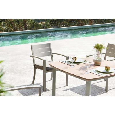 China Eco-friendly\UV Resistant\Water Proof\Weather Resistant Modern Garden Furniture New Arrival Outdoor Dining Set For Patio for sale