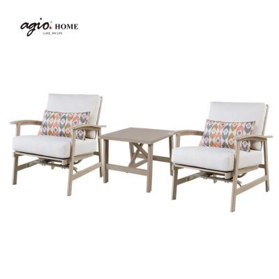 China Eco-friendly\UV Resistant\Water Proof\Weather Resistant Leisure Aluminum Patio Furniture Outdoor Garden Set For Garden for sale