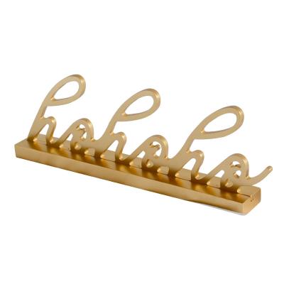 China Folk Art MDF Laser Cut Craft Gold 3d Wooden Alphabet Letter for sale