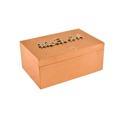 China New Arrival Recyclable Latest Design Sturdy Wooden Jewelry Storage Box Balsa Wood Decoration With Lid for sale