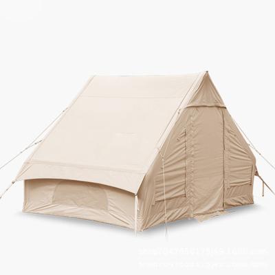 China Extended Type Wholesale Portable Cotton Blended Outdoor Inflatable Camping Tent for sale