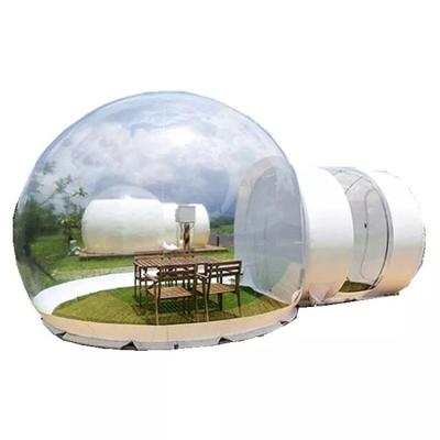 China Oxford Network Popular Windproof 360 Degree Camping Patio Bubble Lodge Transparent Lodge House for sale