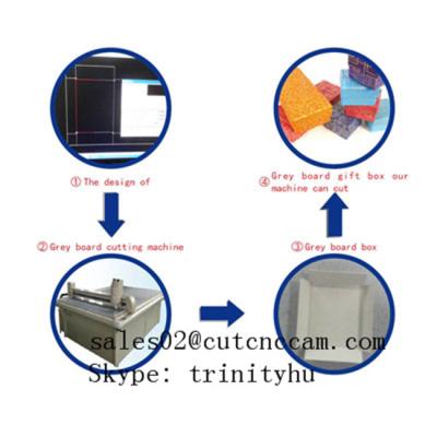 China introdução cinzenta do resumo da máquina da cartonagem do presente da placa do cartão à venda