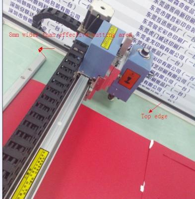 China cortador transversal do quadro da placa de papel do matboard do ponto à venda